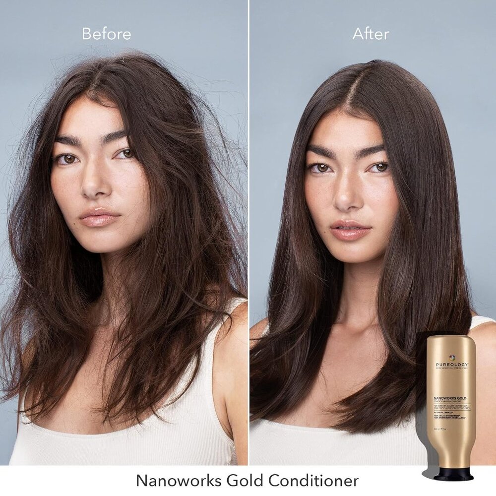 Pureology Nano Works Gold Shampoo & Conditioner Set 9OZ EACH - Picture 3 of 8
